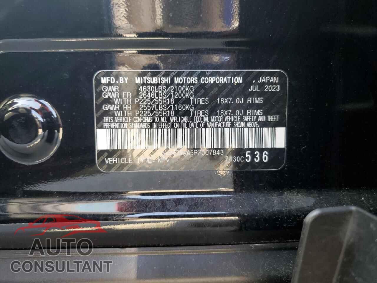 MITSUBISHI ECLIPSE 2024 - JA4ATWAA5RZ007843