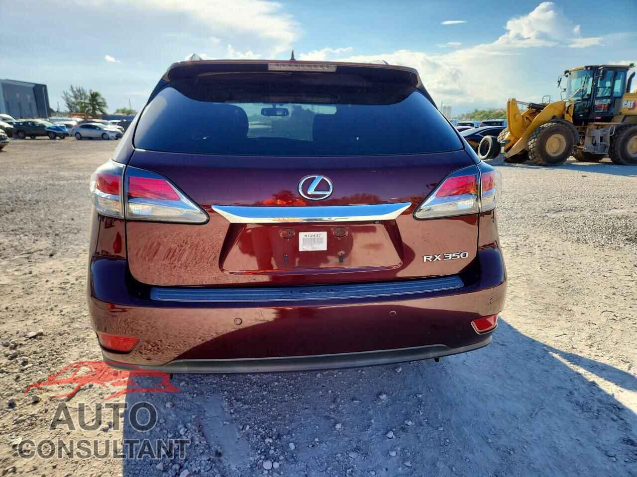 LEXUS RX350 2013 - 2T2BK1BA4DC177124
