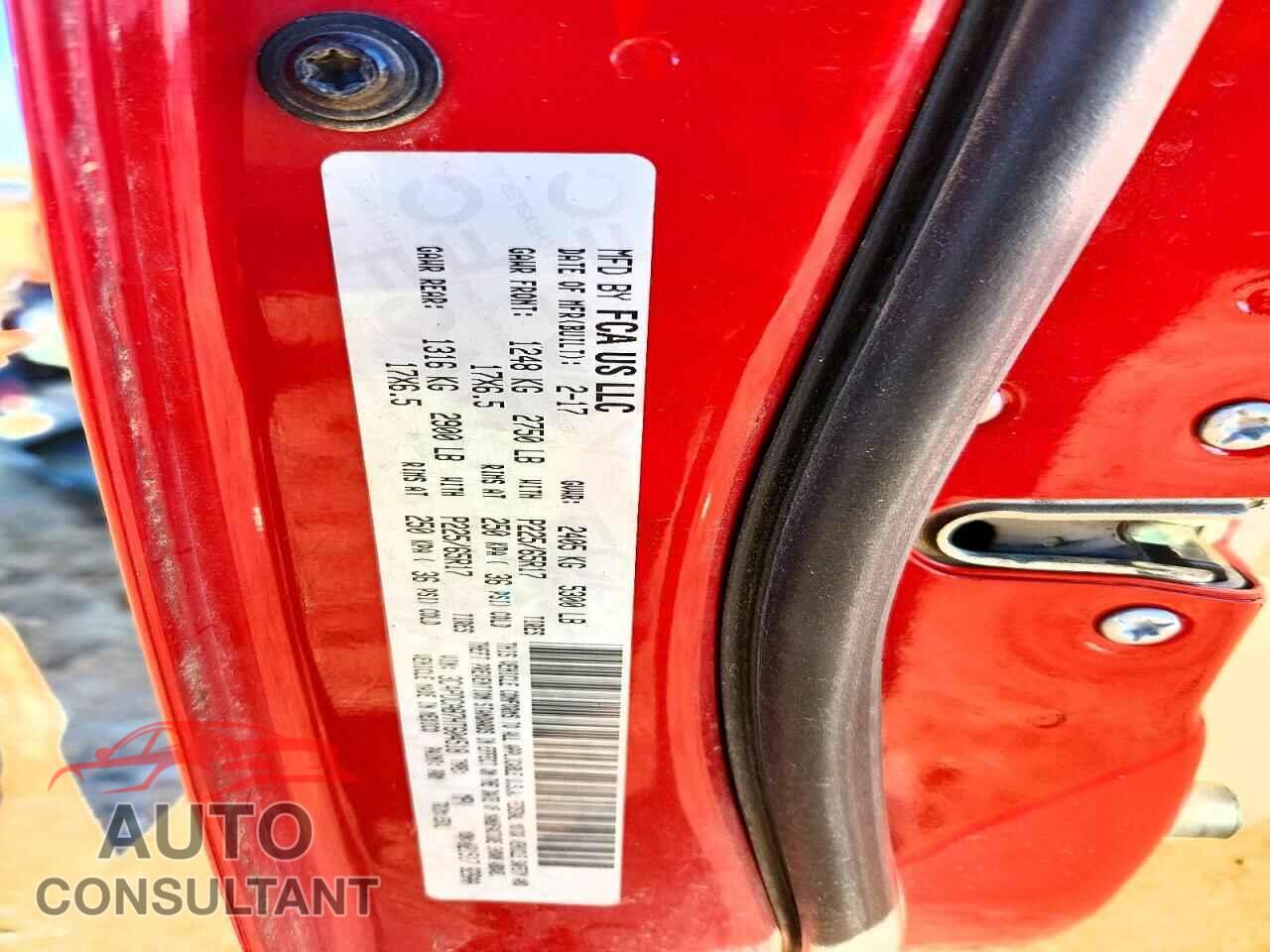 DODGE JOURNEY 2017 - 3C4PDCAB7HT604518