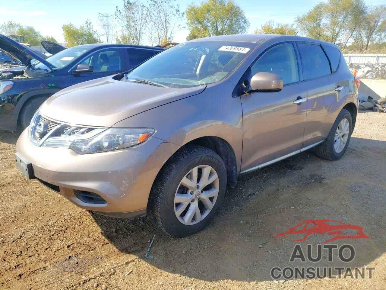 NISSAN MURANO 2012 - JN8AZ1MU8CW112838