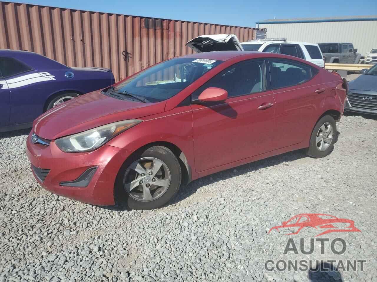 HYUNDAI ELANTRA 2014 - KMHDH4AEXEU036415