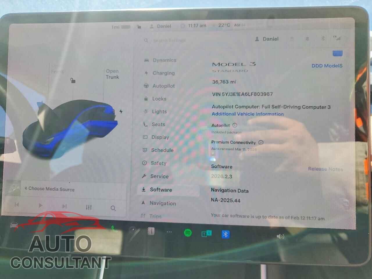 TESLA MODEL 3 2020 - 5YJ3E1EA6LF803987