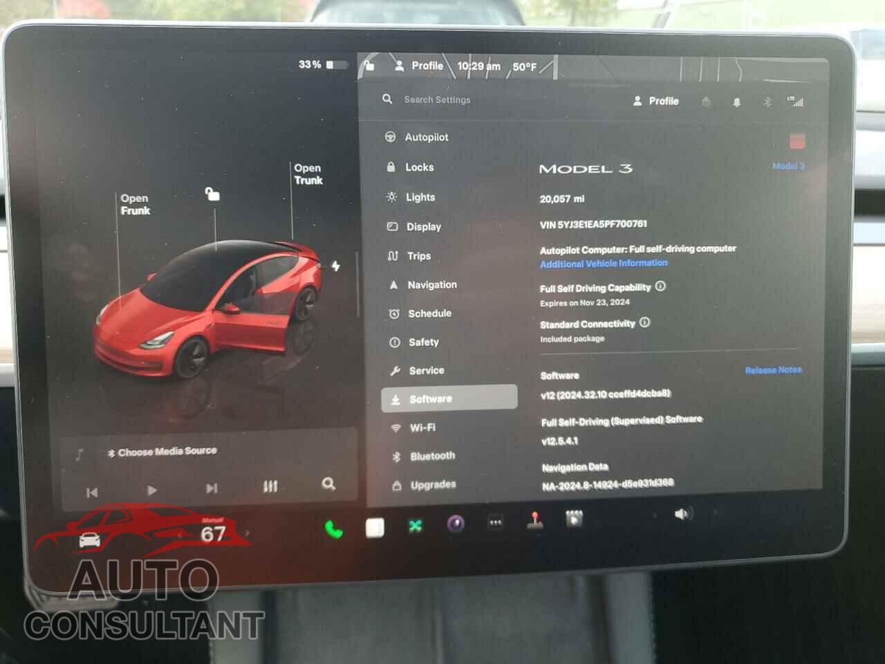 TESLA MODEL 3 2023 - 5YJ3E1EA5PF700761