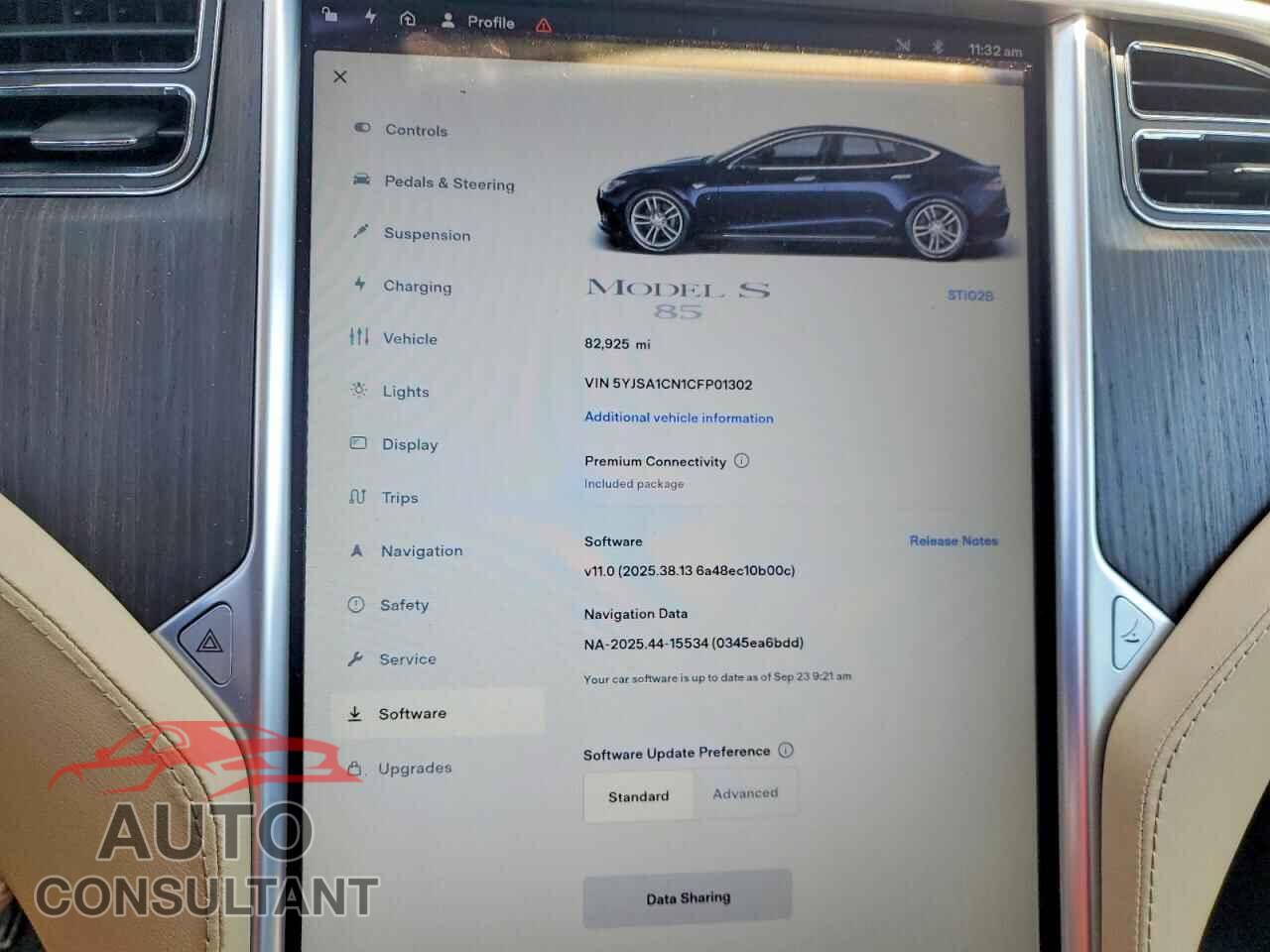 TESLA MODEL S 2012 - 5YJSA1CN1CFP01302