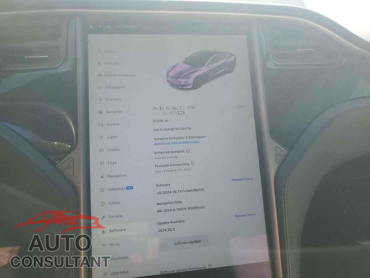TESLA MODEL S 2019 - 5YJSA1E27KF305179