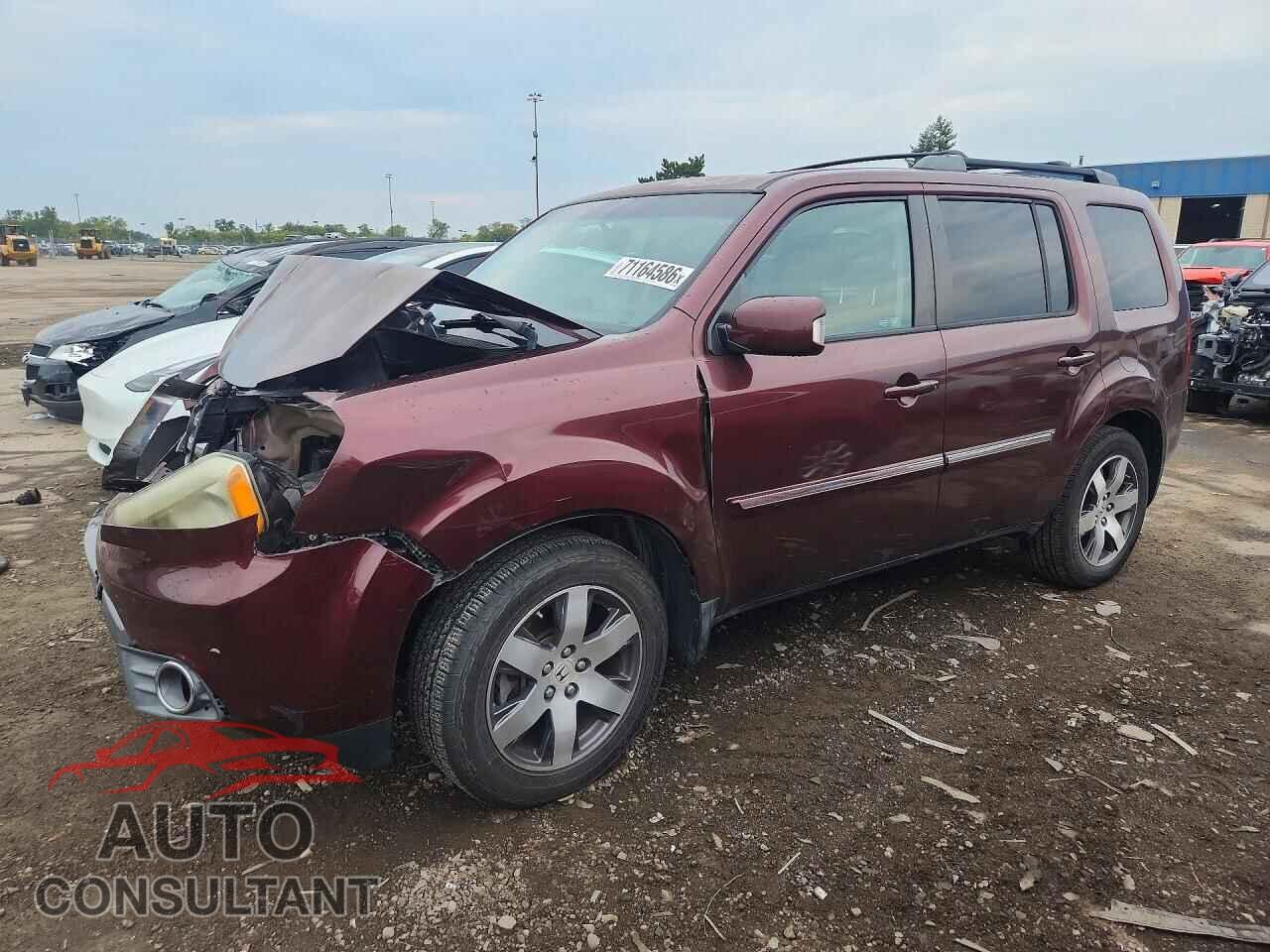 HONDA PILOT 2012 - 5FNYF4H92CB054823
