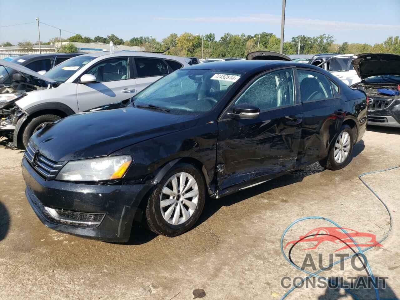 VOLKSWAGEN PASSAT 2013 - 1VWAH7A32DC075296