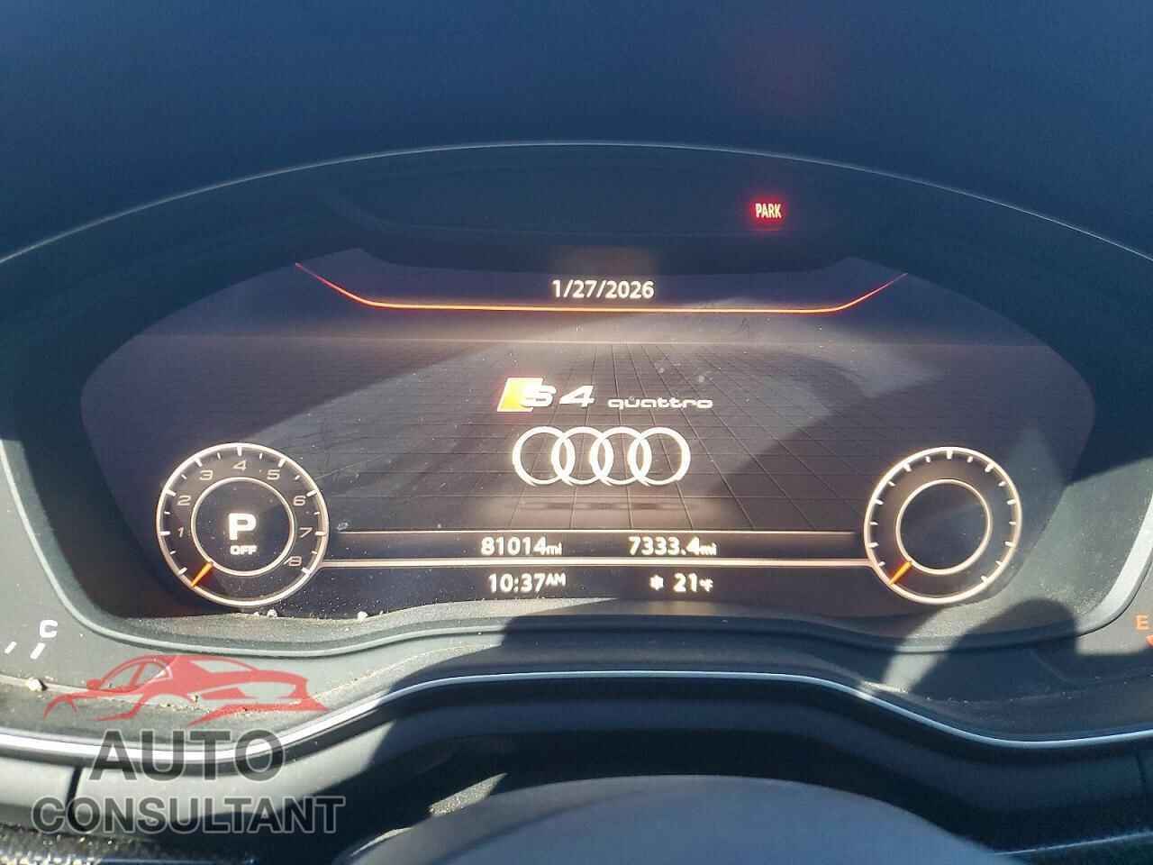 AUDI S4/RS4 2019 - WAUC4AF46KA007028