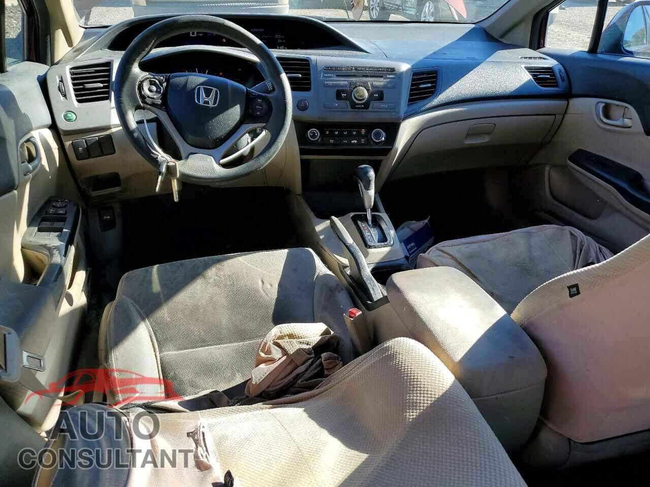 HONDA CIVIC 2012 - 19XFB2F50CE385543
