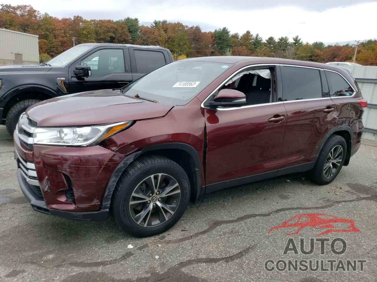 TOYOTA HIGHLANDER 2019 - 5TDBZRFHXKS949832