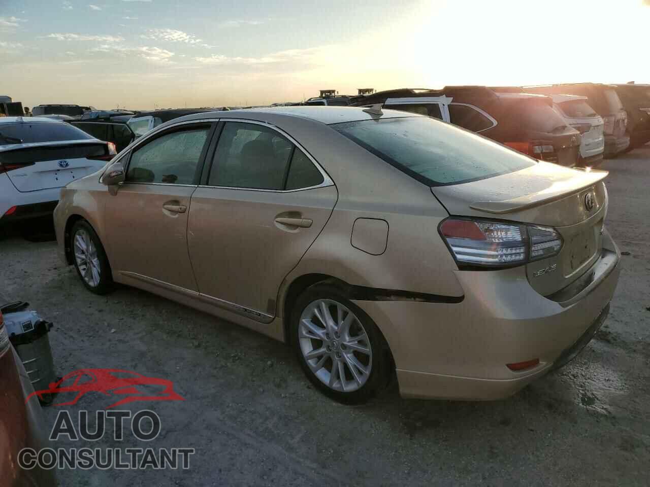 LEXUS HS 2010 - JTHBB1BA7A2017364