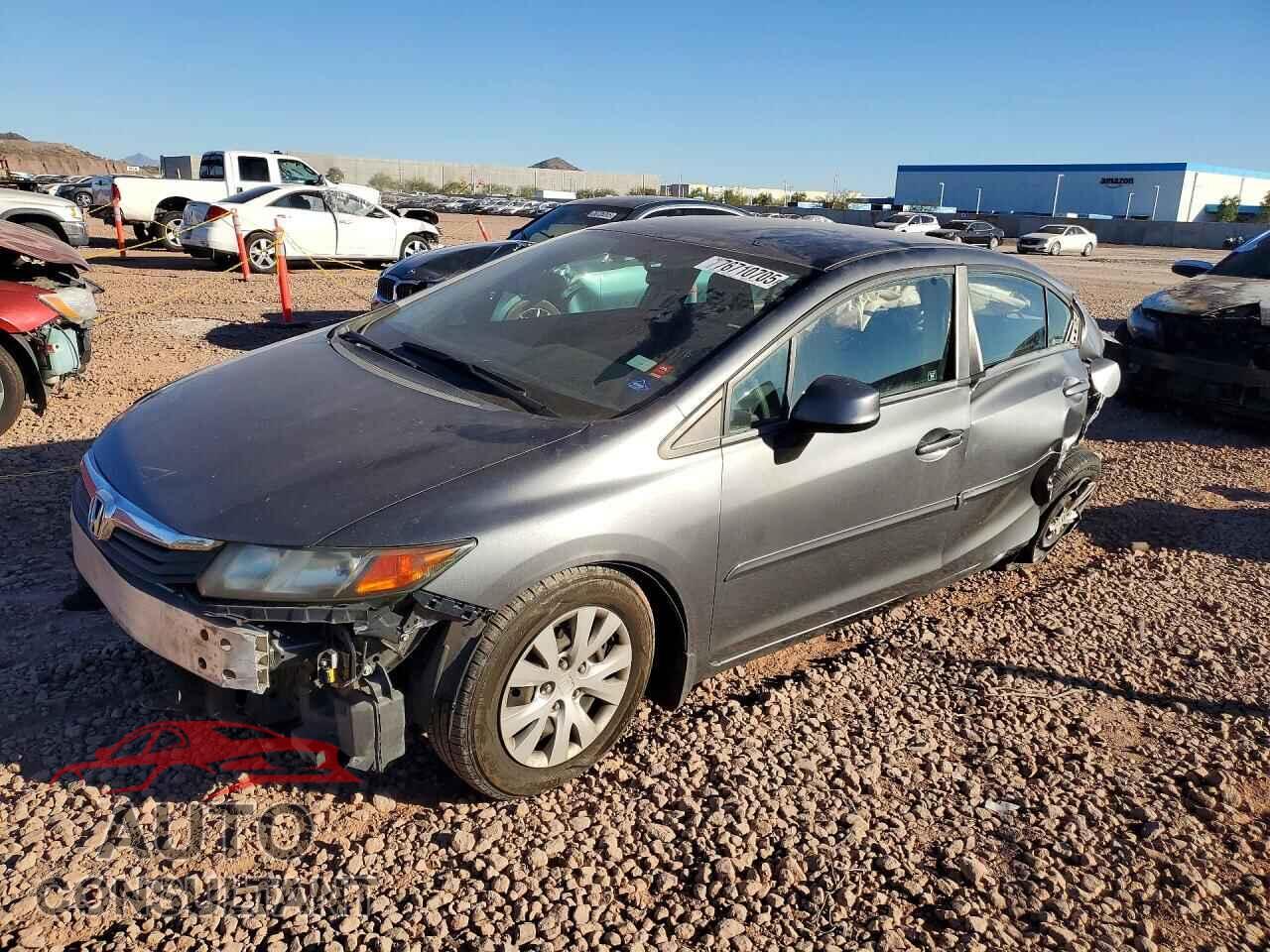 HONDA CIVIC 2012 - 19XFB2F50CE084870