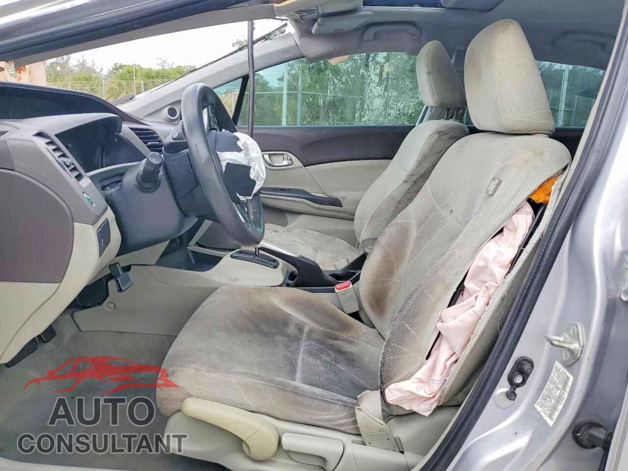 HONDA CIVIC 2012 - 19XFB2F82CE009727