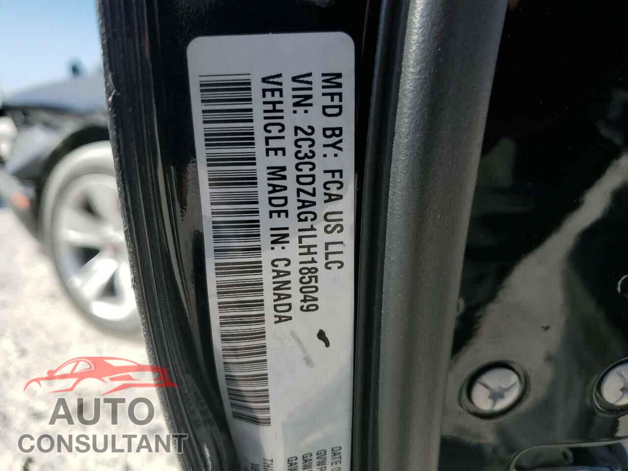 DODGE CHALLENGER 2020 - 2C3CDZAG1LH185049