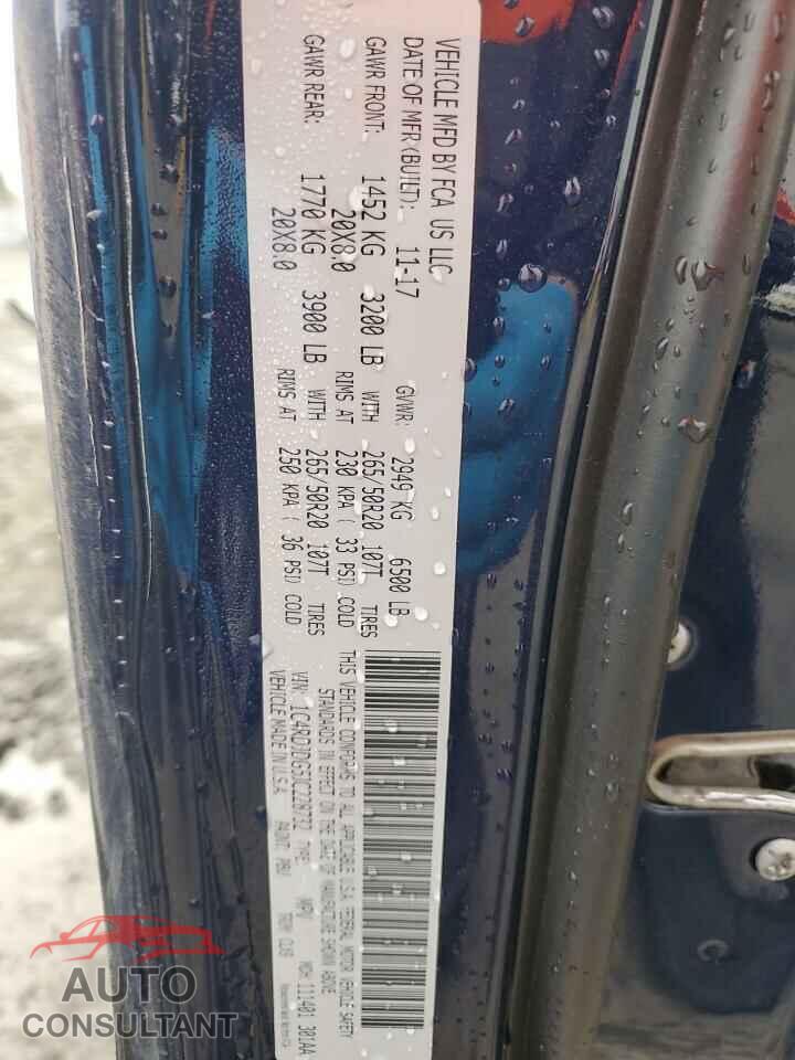 DODGE DURANGO 2018 - 1C4RDJDG5JC228732