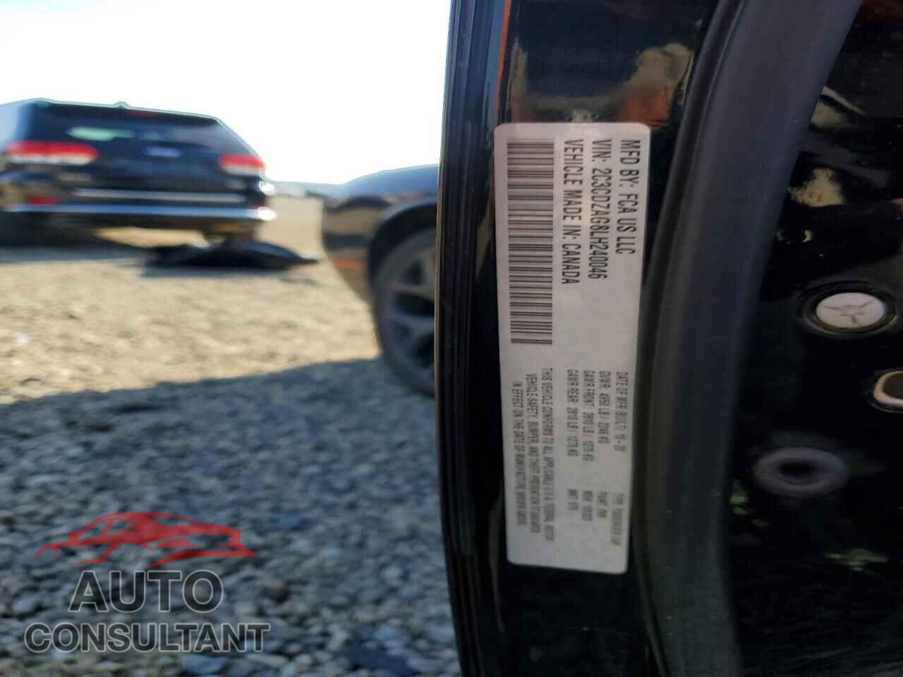 DODGE CHALLENGER 2020 - 2C3CDZAG8LH240046