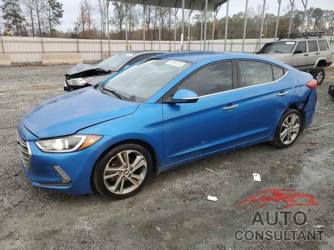 HYUNDAI ELANTRA 2017 - KMHD84LF2HU281266
