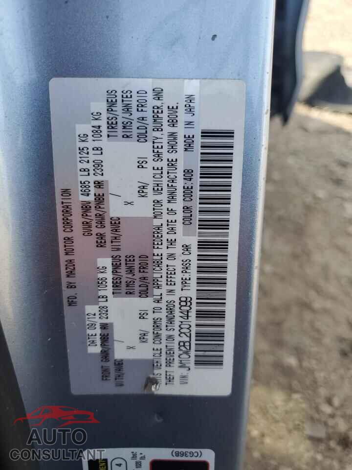 MAZDA 5 2012 - JM1CW2BL2C0144099