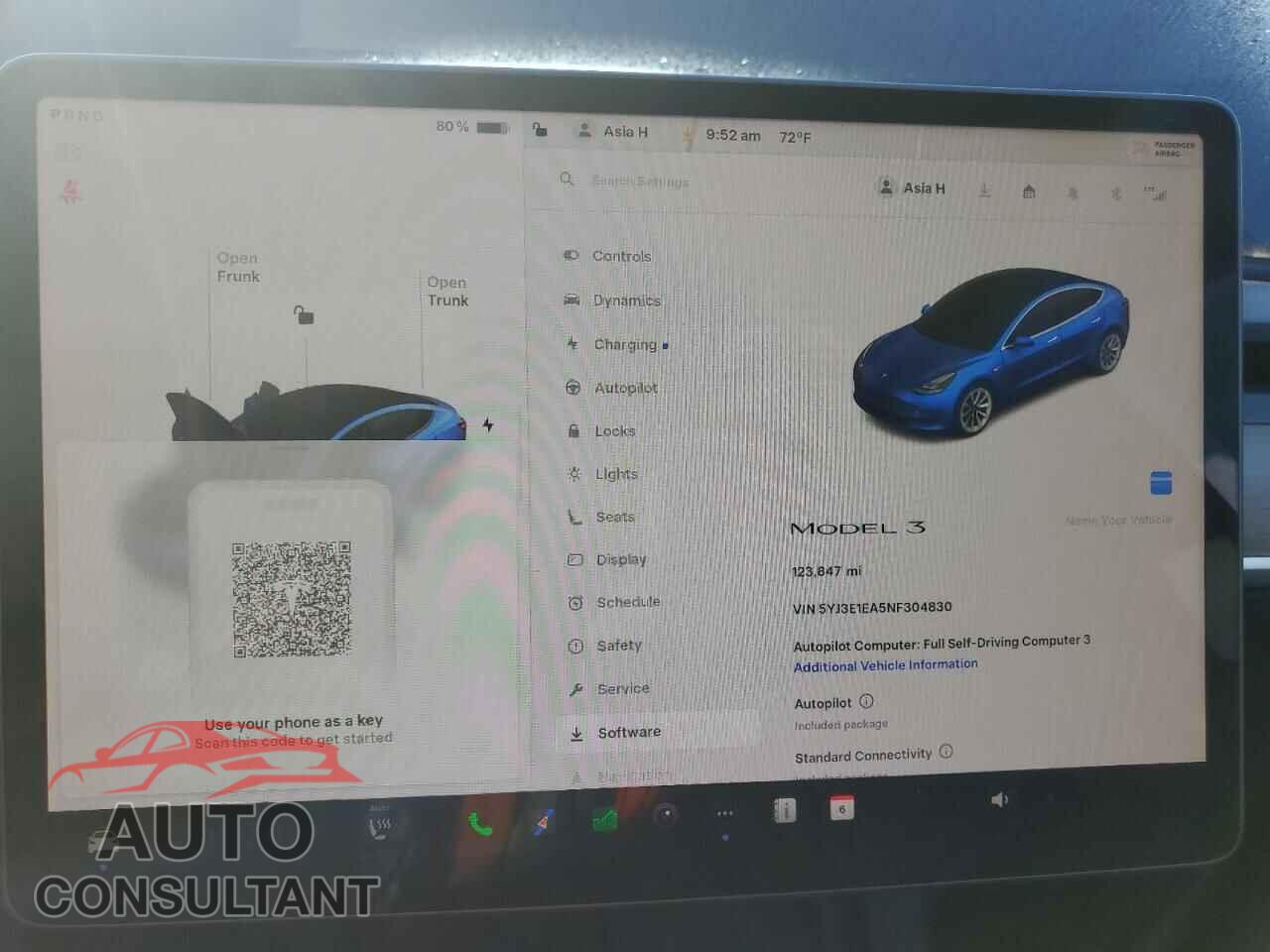 TESLA MODEL 3 2022 - 5YJ3E1EA5NF304830