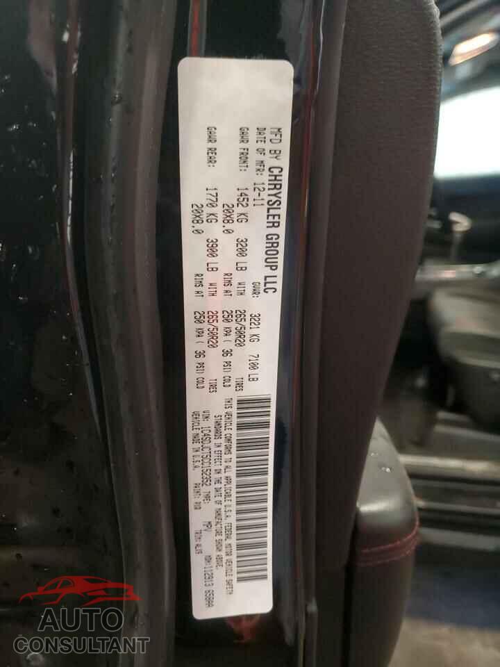 DODGE DURANGO 2012 - 1C4SDJCT5CC152352