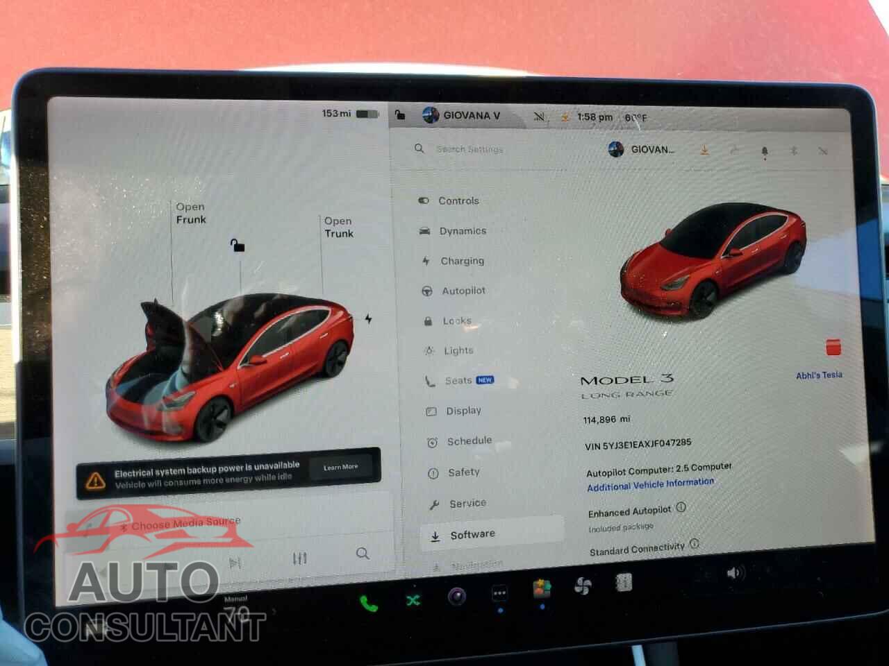 TESLA MODEL 3 2018 - 5YJ3E1EAXJF047285