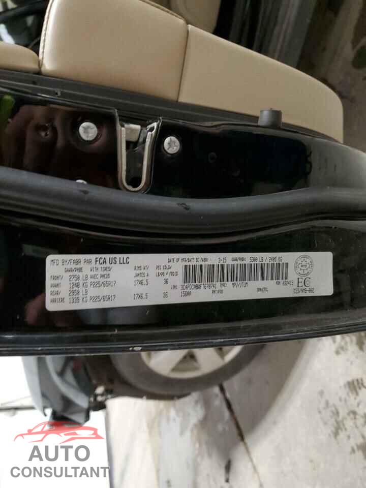 DODGE JOURNEY 2015 - 3C4PDCABXFT678741