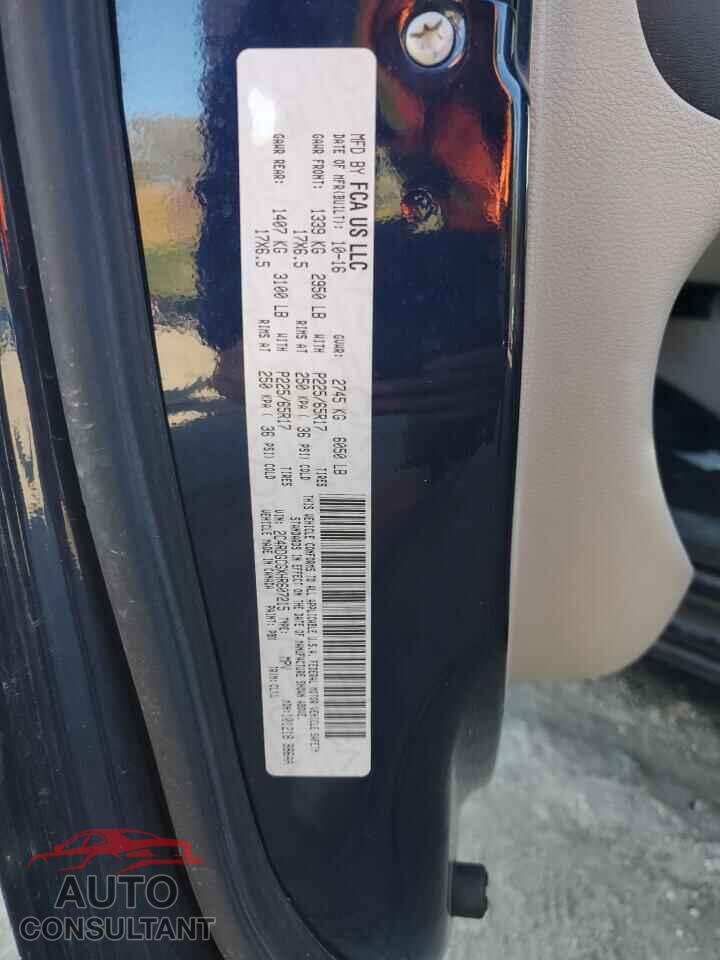DODGE CARAVAN 2017 - 2C4RDGCGXHR607215
