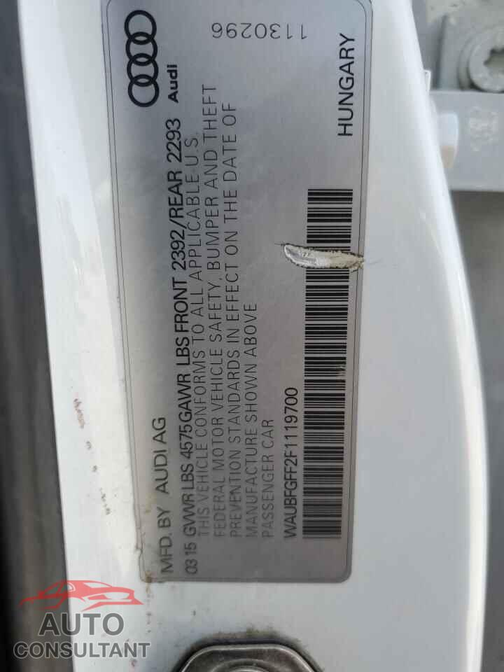 AUDI A3 2015 - WAUBFGFF2F1119700