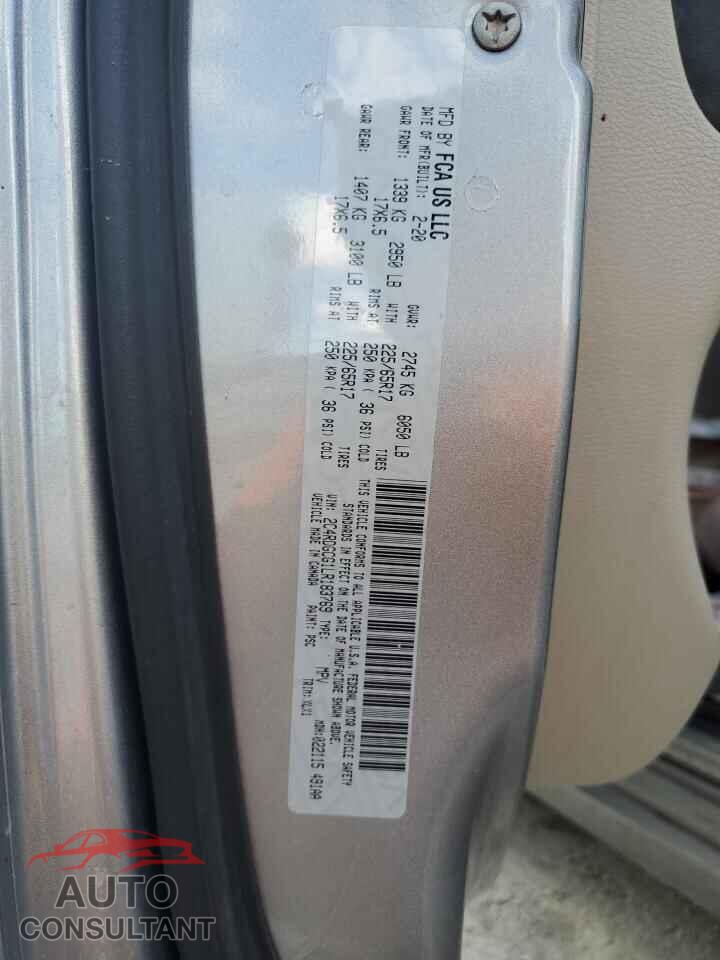 DODGE CARAVAN 2020 - 2C4RDGCG1LR183769