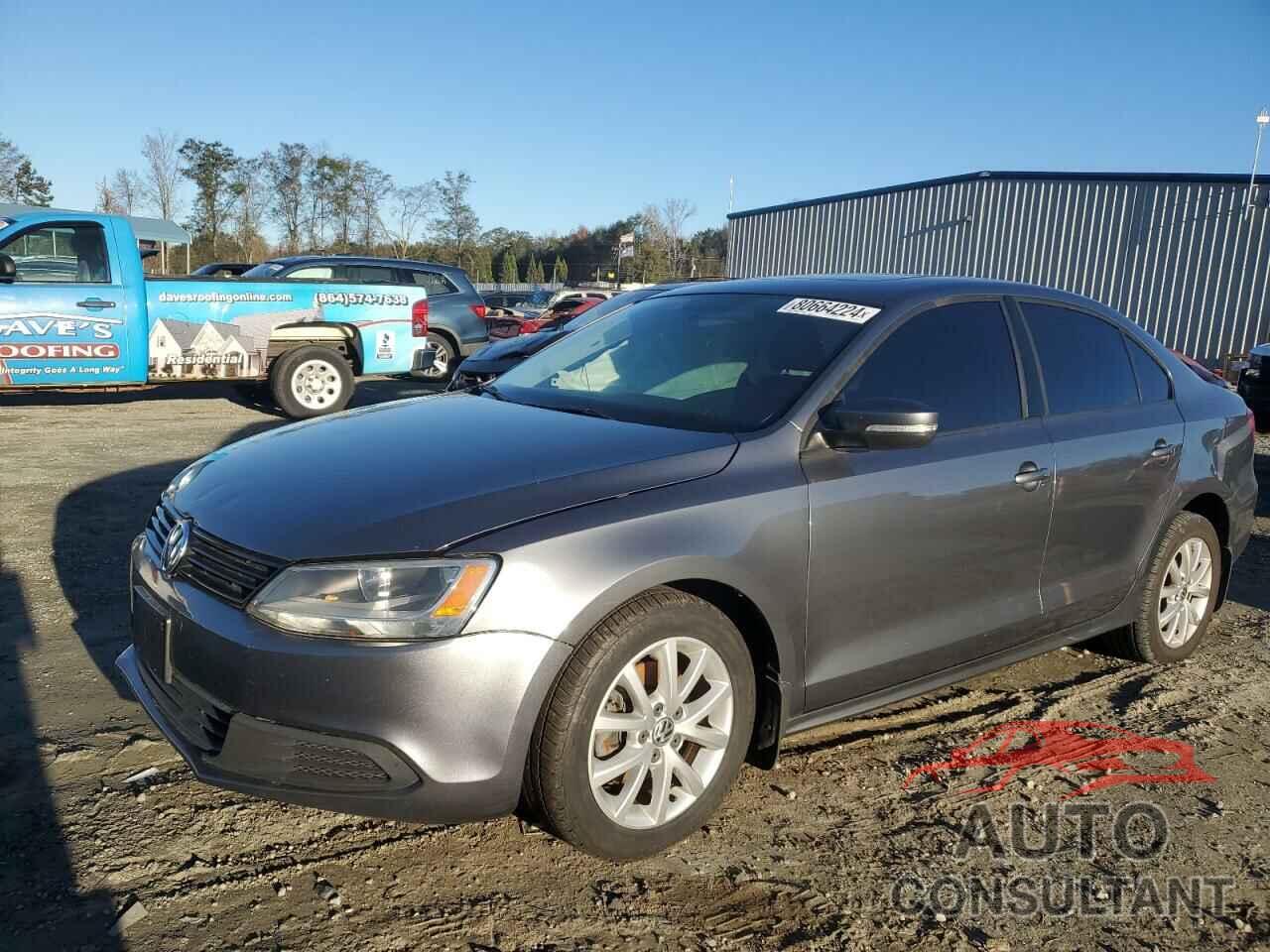 VOLKSWAGEN JETTA 2012 - 3VWDP7AJ2CM377215