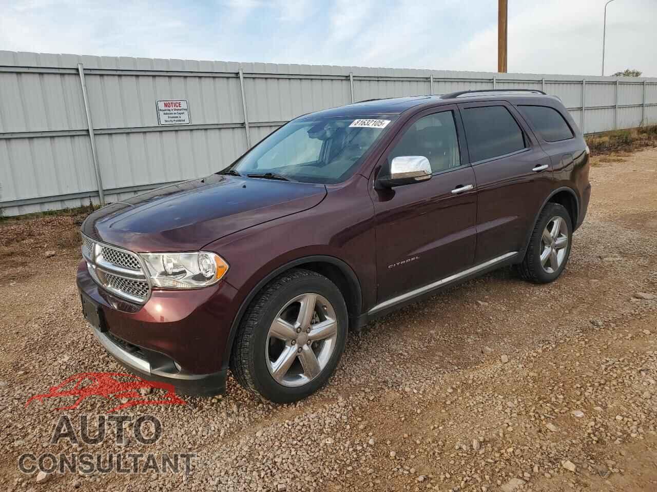 DODGE DURANGO 2012 - 1C4SDJET8CC152438