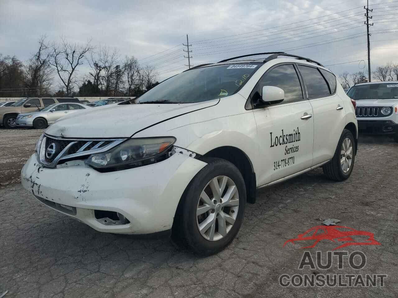 NISSAN MURANO 2013 - JN8AZ1MU7DW206372