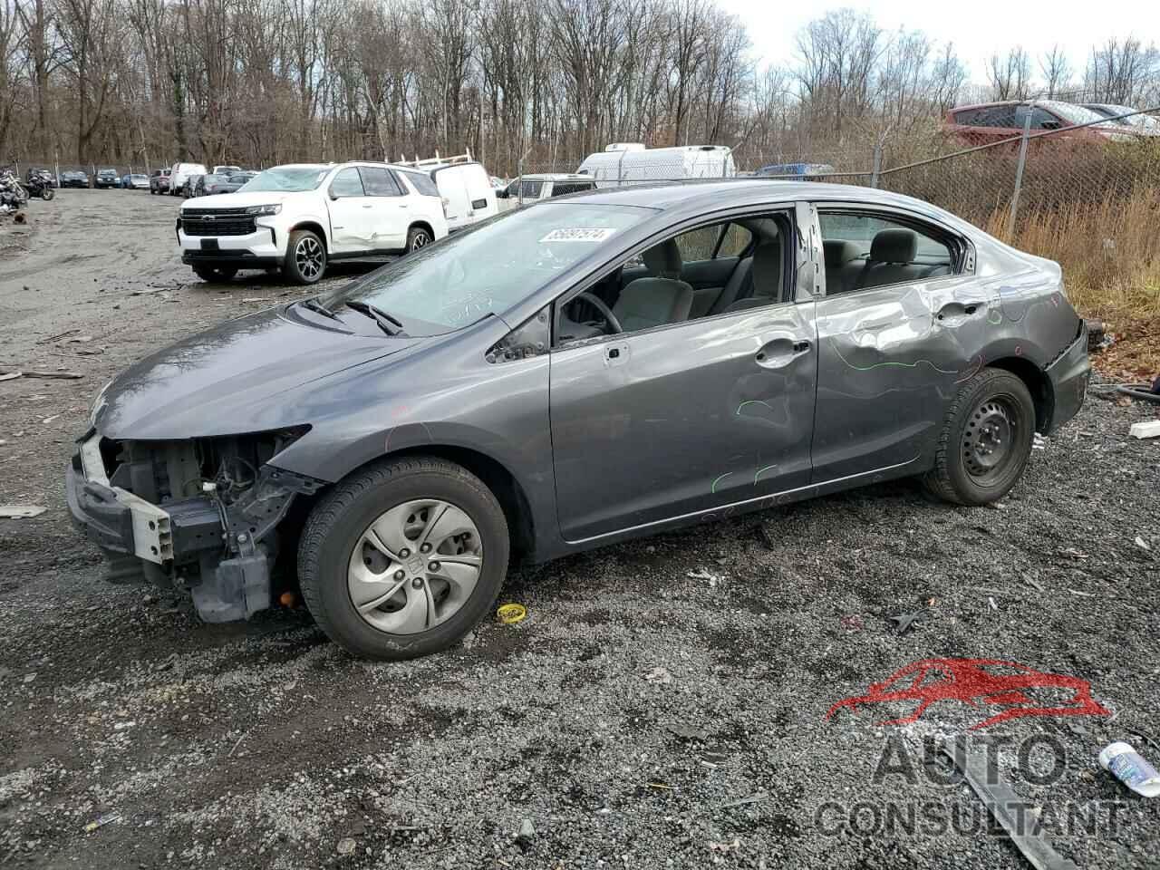 HONDA CIVIC 2013 - 2HGFB2F59DH560184