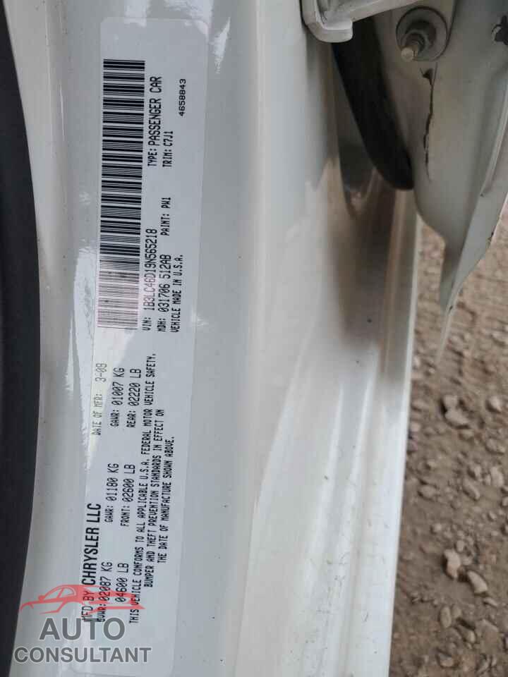 DODGE AVENGER 2009 - 1B3LC46D19N565218