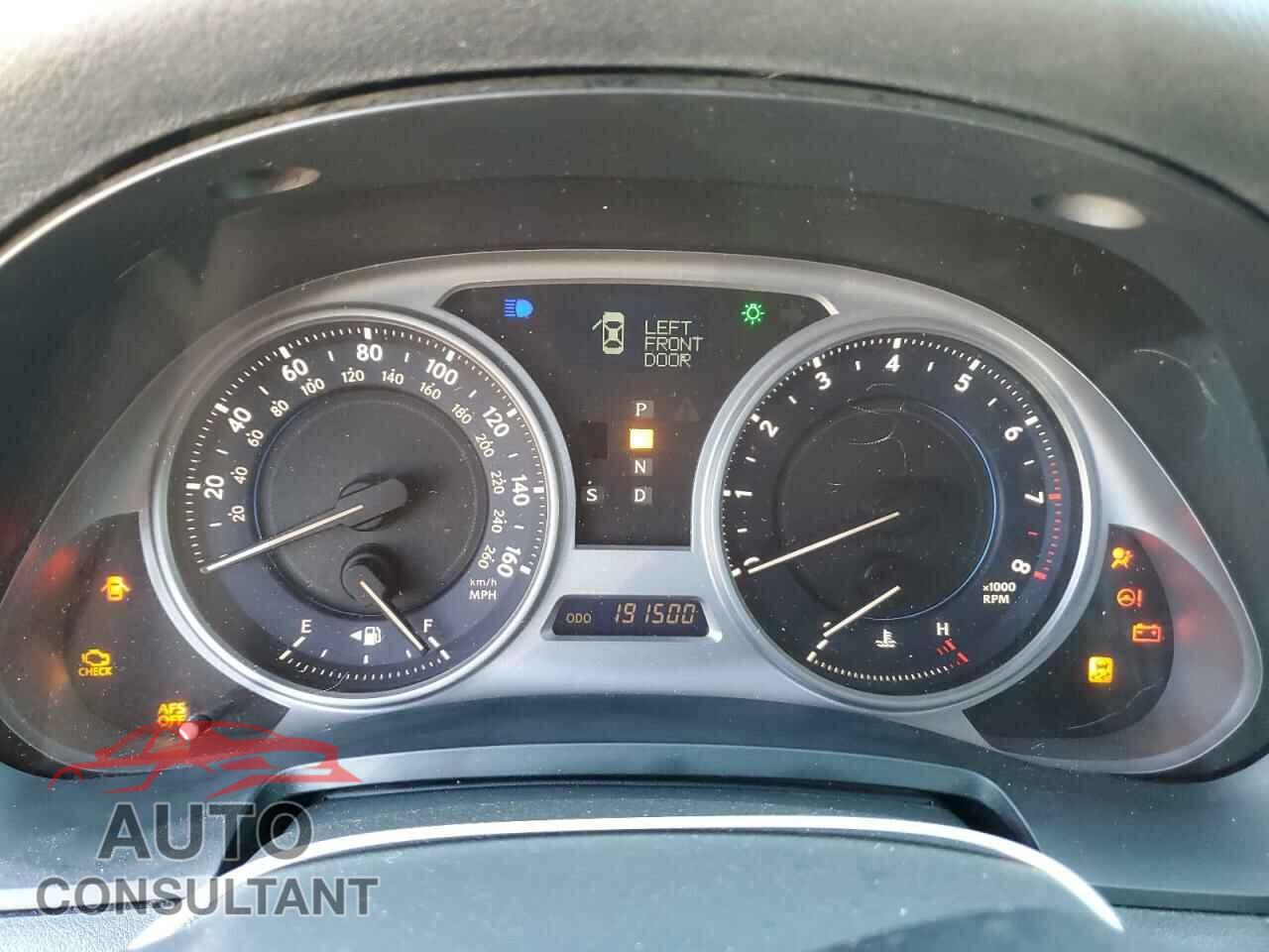 LEXUS IS 2010 - JTHBF5C29A5120836