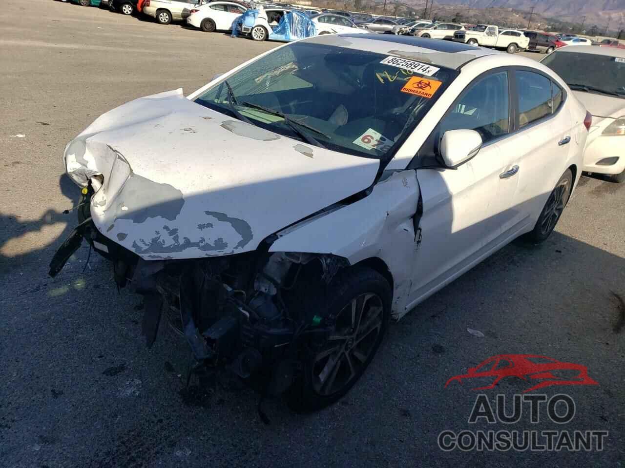 HYUNDAI ELANTRA 2017 - 5NPD84LF1HH104707
