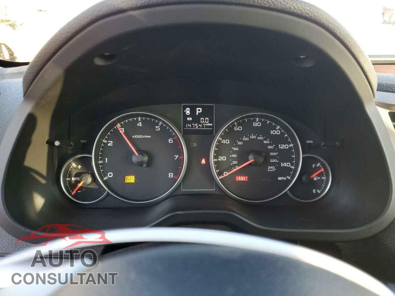 SUBARU OUTBACK 2013 - 4S4BRBCC2D3222247