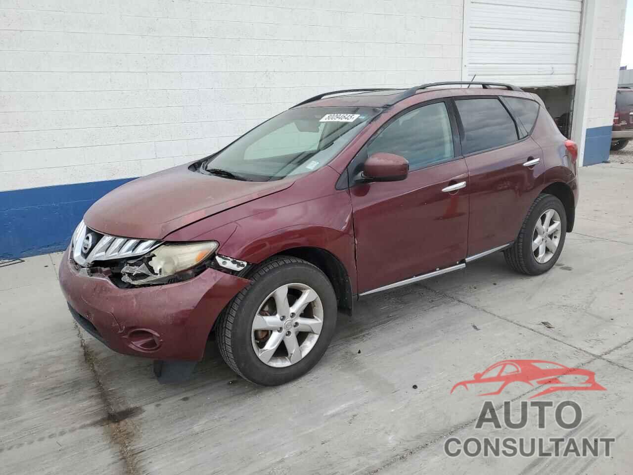 NISSAN MURANO 2009 - JN8AZ18W89W111953