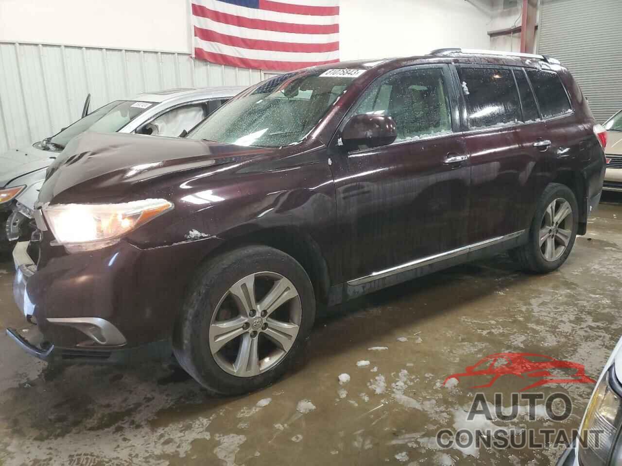 TOYOTA HIGHLANDER 2012 - 5TDYK3EH5CS073041