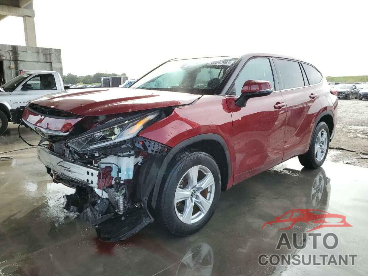 TOYOTA HIGHLANDER 2021 - 5TDZZRAH4MS524891