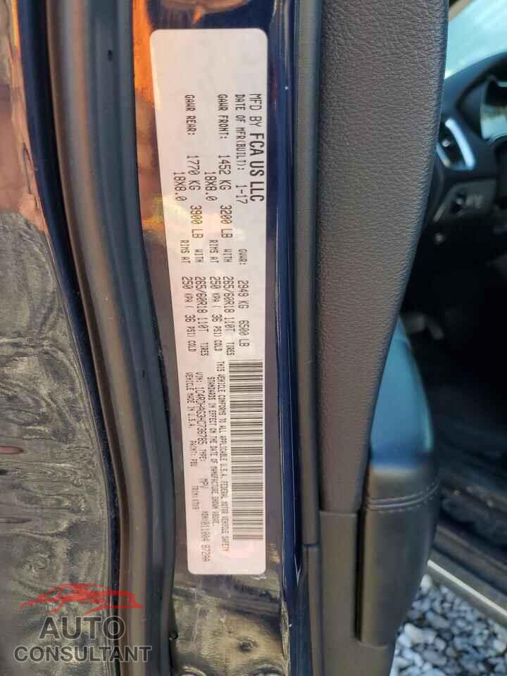 DODGE DURANGO 2017 - 1C4RDHAG3HC736785