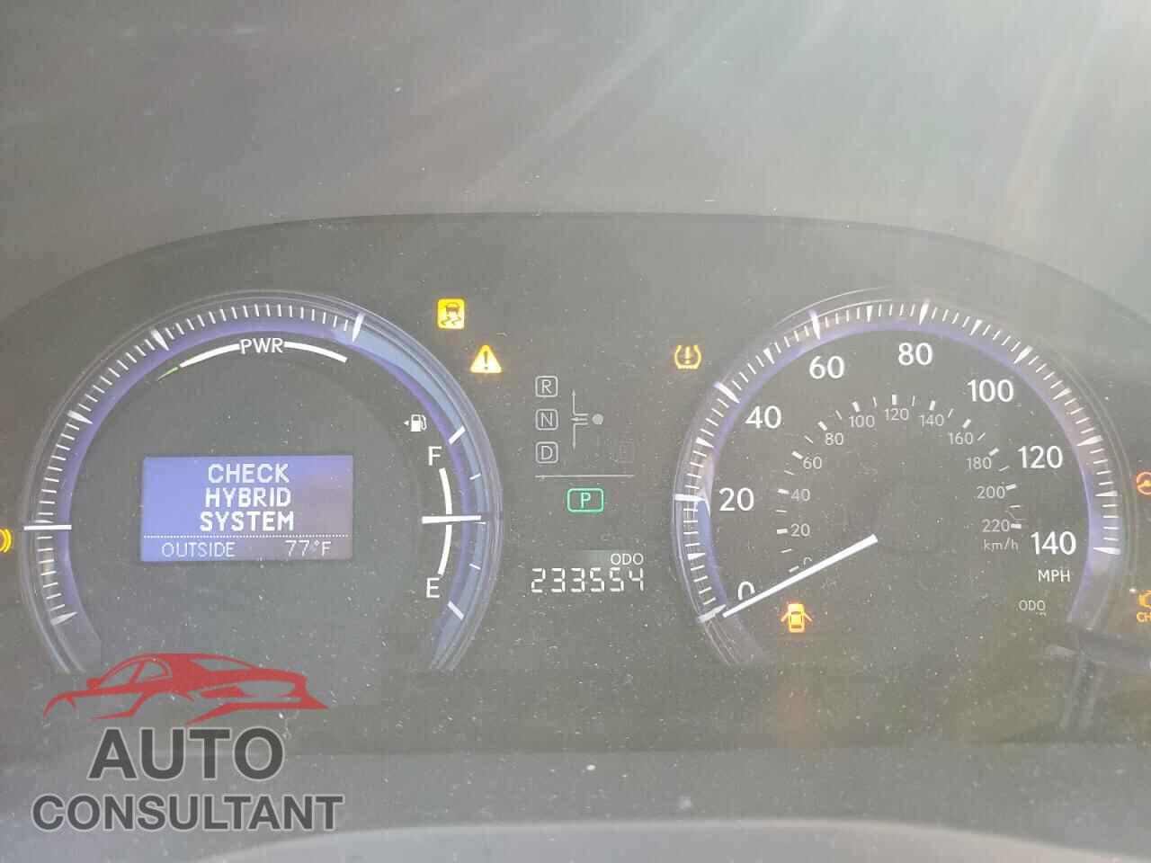 LEXUS HS 2010 - JTHBB1BA0A2034118