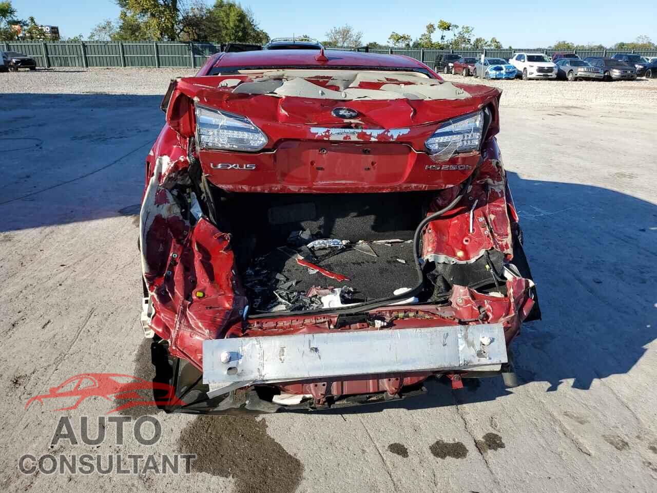 LEXUS HS 2010 - JTHBB1BA2A2021354