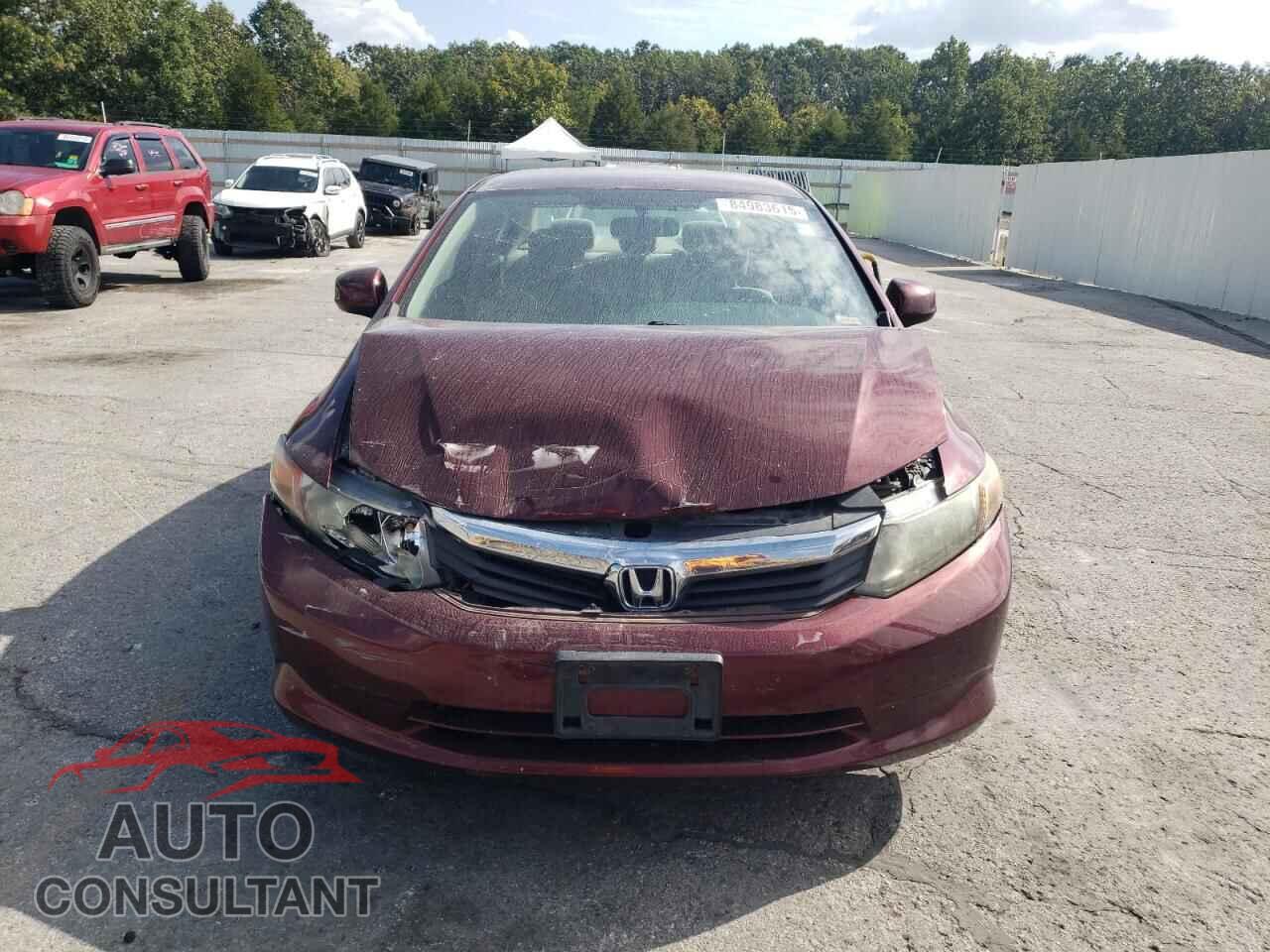 HONDA CIVIC 2012 - 2HGFB2F52CH596409