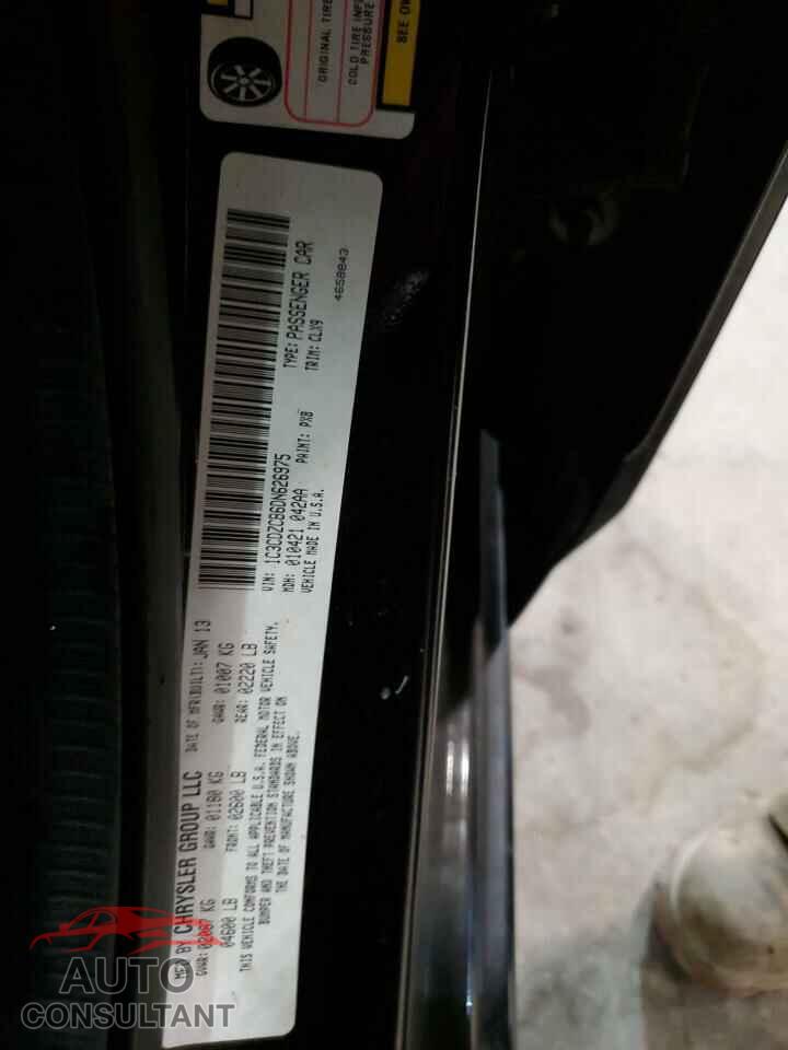 DODGE AVENGER 2013 - 1C3CDZCB6DN626975