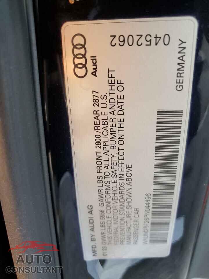 AUDI A6 2023 - WAUM2BF26PN044496