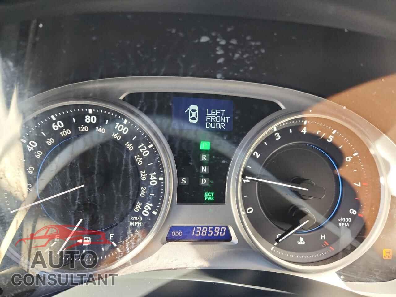 LEXUS IS 2010 - JTHCF5C27A2033894
