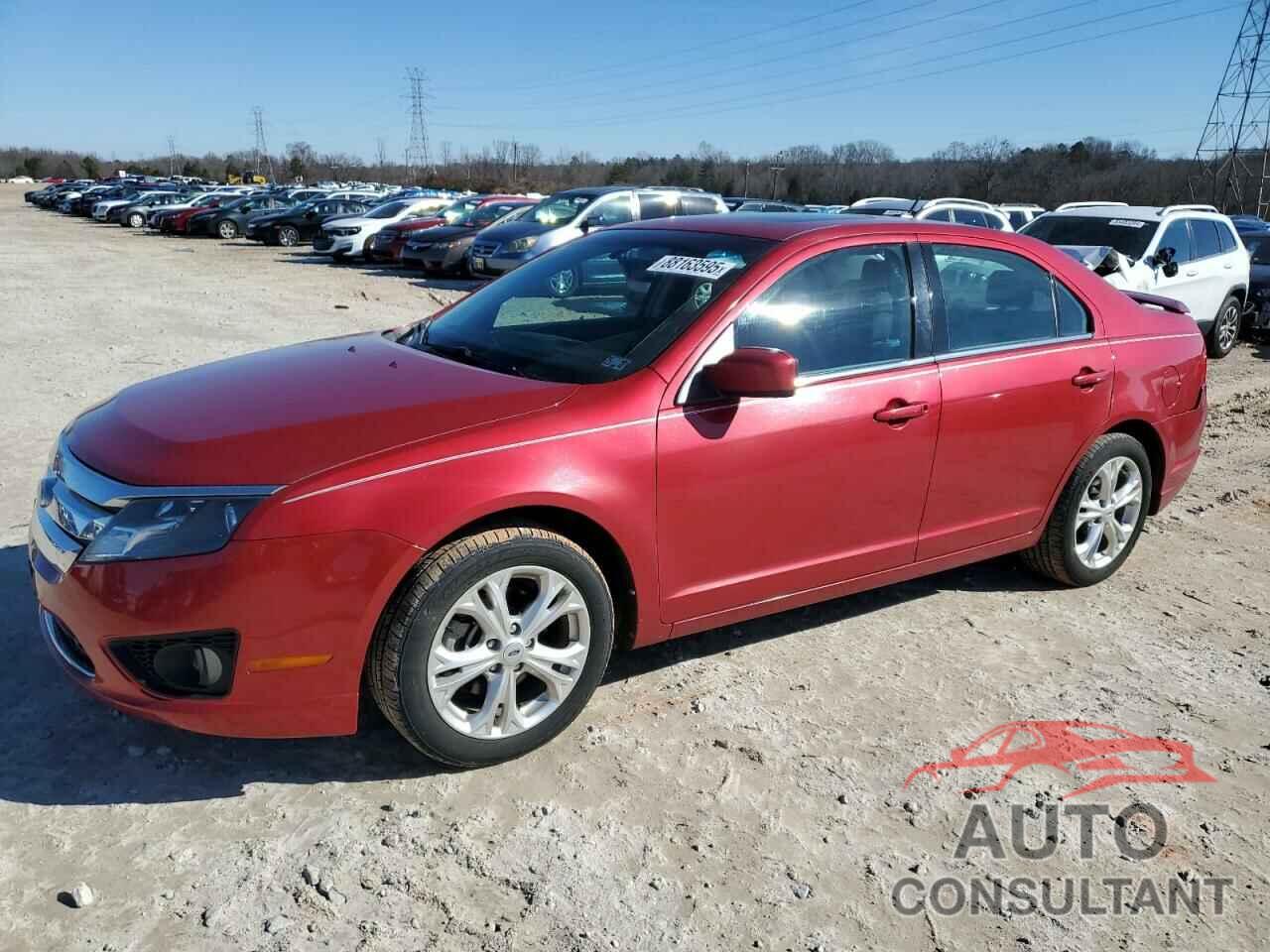 FORD FUSION 2012 - 3FAHP0HA9CR392059