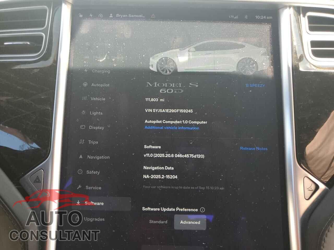 TESLA MODEL S 2016 - 5YJSA1E29GF159245