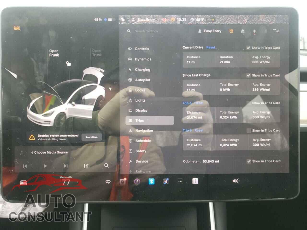 TESLA MODEL 3 2019 - 5YJ3E1EB9KF388297